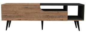 TV staliukas Kalune Design Alba, antracito sp./ruda sp., 29.6 cm x 150 cm x 49.6 cm