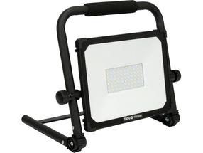 Statybinis prožektorius su stovu, nešiojamas Yato Agreda YT-818391, 50 W, 4750 lm, 6500 °K, IP65, juoda sp.