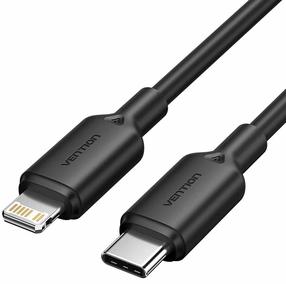 Vads Vention LAKBH, USB Type C/Lightning, 200 cm, balta krās.