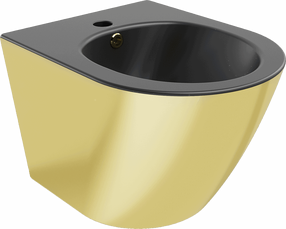 Bidė Mexen Lena, 370 mm x 480 mm x 325 mm, aukso sp./juoda sp.