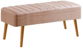 Банкетка Kalune Design Vina 0900 - 2, серый цв./сосновый цв., 110 см x 40 см x 50 см