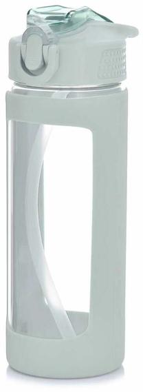 Gertuvė Ambition Vita, skaidri sp./žalia sp., plastikas/stiklas/silikonas, 0.5 l