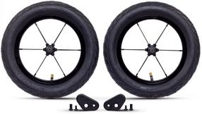 Jalgratta ratas, komplekt Puky Next Upgrade, kumm/metall, must v., 14", 2 tk