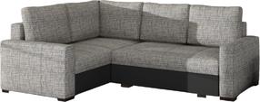 Kampinė sofa Corona Berlin 01, Soft 11, pilka sp., kairinė, 162 x 235 cm x 90 cm