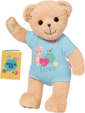 Pehme mänguasi Zapf Creation Baby born Bear 835593, sinine v./beež v., 36 cm