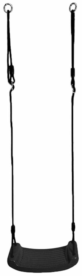 Piekaramās šūpoles bērniem 4IQ, 16.5 cm, 8.5 cm, antracīta krās.
