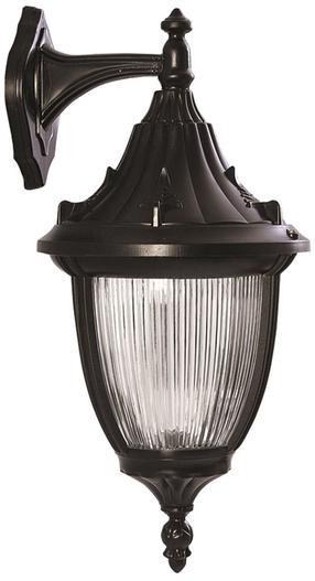 Sieninis lauko šviestuvas Opviq BAP-68186-BSY-M2, 60W, E27, IP65, juoda sp., 35 cm x 70 cm