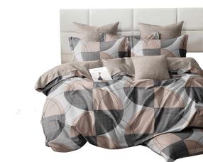 Gultas veļas komplekts PEH-371, pelēka krās./bēša krās., 70 x 80 cm, 160 x 200 cm
