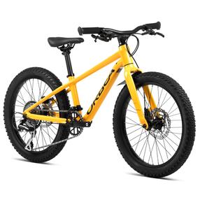 Bērnu velosipēds, bērnu Orbea MX 20 Team Disc, melna krās./dzeltena krās., 20"