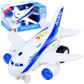 Žaislinis lėktuvas Plane, 1:200, balta sp.