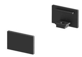 LED profilio galinis dangtelis SLV Grazia 10 1000477, juoda sp., IP20