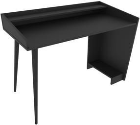 Письменный стол Kalune Design Vanessa 322RTC1314, 121.8 см x 59 см, 88.3 см, черный цв.