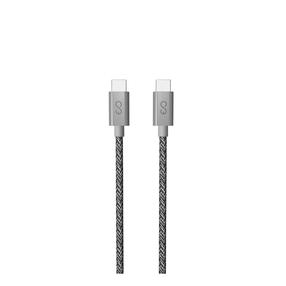 Провод Epico USB-C TO USB-C 60W, 180 см, серый цв., 60 Вт