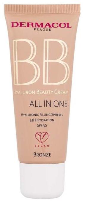 ВВ-крем Dermacol BB Hyaluron Beauty All in One, SPF 30, бронзовый цв., 2.0, 30.0 мл