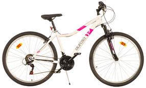 Velosipēds kalnu Aurelia Ring, 27.5 ", 17'' rāmis, balta krās./rozā krās.