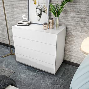 Komoda Kalune Design Lines 322RTC1507, balta sp., 81.6 cm x 90 cm x 45 cm