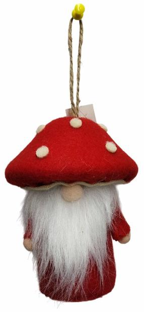 Kalėdinė dekoracija, "Nykštukas" Christmas Touch, 11.5 cm, raudona sp.