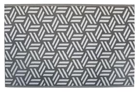 Paklājs āra terasēm Opti 000664, balta krās./pelēka krās., 180 cm x 120 cm