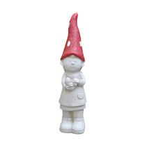 Sodo dekoracija "Nykštukas" LT34261-PC, 13 cm x 12.5 cm x 50.5 cm, balta sp.
