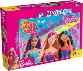 Puzle Lisciani Maxi Floor Barbie, 50 cm x 70 cm, 60 gab., daudzkrāsaina