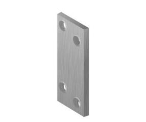 Tvirtinimo plokštelė Haushalt, 80 mm x 20 mm x 2 mm