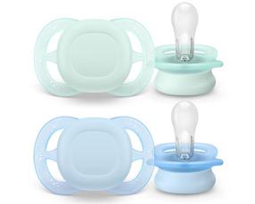 Čiulptukų rinkinys Philips Avent Ultra Start, 0 mėn., žalia sp./žydra sp.