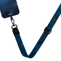 Telefono dirželis Mio Lanyard Midnight Sparkle, mėlyna sp., Universali
