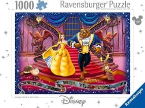Dėlionė Ravensburger Disney Collectors Beauty And The Beast, 50 cm x 70 cm, 1000 vnt., įvairių spalvų