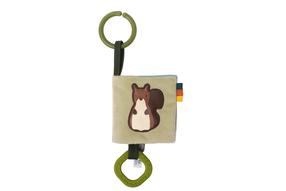 Beebi raamat Little Big Friends Jungle Tiny Friends Squirrel, 28 cm, roheline v.
