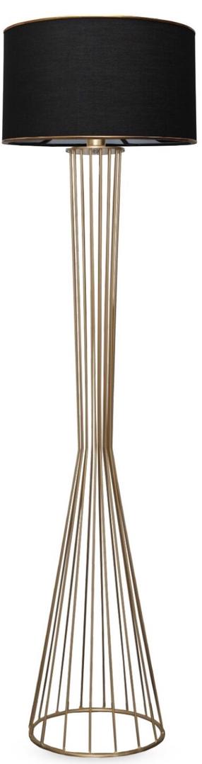 Stāvlampa Opviq AYD 3078, 60 W, E27, zelta krās./melna krās.