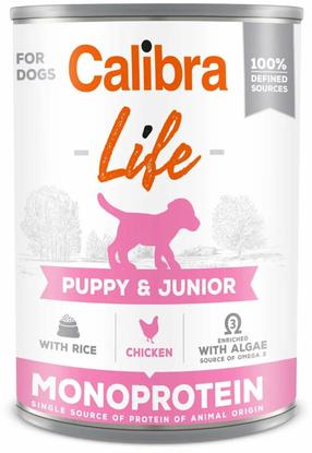 Влажный корм для собак Calibra Life Chicken & Rice, курица, 0.4 кг