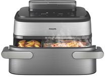 Karšto oro gruzdintuvė Philips Megabasket NA565/02, sidabro sp./juoda sp., 2750 W, 9.5 l