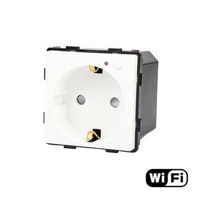 Pistikupesa Feelspot FSKLW16W 47-00011, maandusega, valge v.