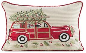 Kalėdinis dekoratyvinės pagalvėlės užvalkalas PSWA-289, smėlio, 35 cm x 50 cm