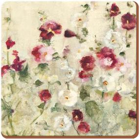 Dzērienu paliktņi Creative Tops Wild Field Poppies, 10.5 cm x 10.5 cm, 4 gab., Daudzkrāsaina