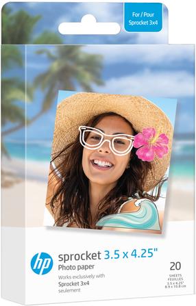 Фотобумага HP Sprocket, 89 x 108 мм