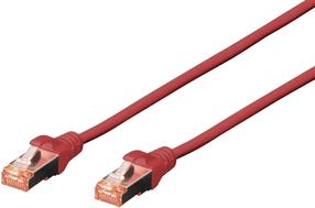 Tīkla kabelis Digitus Professional DK-1644-030/R RJ-45, RJ-45, 3 m, sarkana krās.
