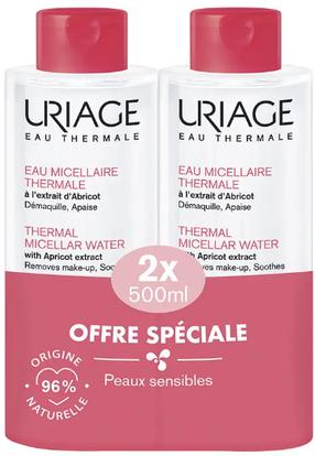 Micelinis vanduo Uriage Eau Thermale, 500 ml, 2 vnt.