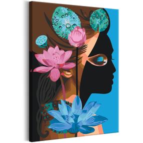 Maalimine numbrite järgi Artgeist Lotus Lady MA_0623, mitmevärviline, 40 x 60 cm