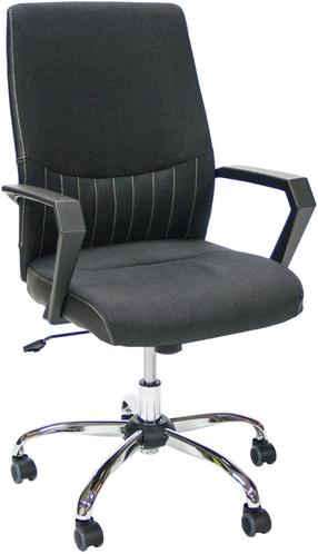 Töötool Home4you Angelo, 97 - 105 x 49 x 97 - 105 cm, must v.
