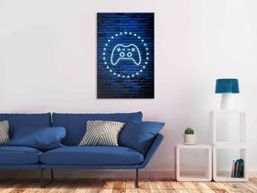 Reprodukcija Artgeist Neon Gamepad, i-c-0187-b-a, 60 cm x 90 cm