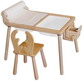 Vaikų kambario baldų komplektas Kalune Design Roll 109TRS1177, balta sp./medžio sp.