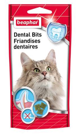 Barības piedevas, vitamīni kaķiem Beaphar Dental Bits Protection, 0.035 kg