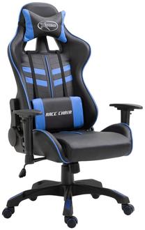 Spēļu krēsls VLX Gaming Chair, 68.5 x 68 x 118 - 125 cm, zila krās./melna krās.