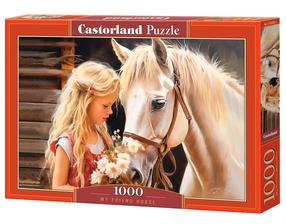 Puzle Castorland My Friend Horse 105205, 47 cm x 68 cm, 1000 gab., daudzkrāsaina
