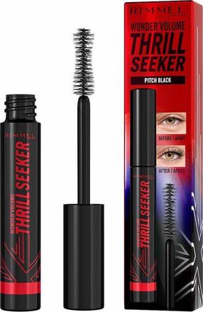 Blakstienų tušas Rimmel London Thrill Seeker Wonder Volume, 8 ml, pitch black sp.