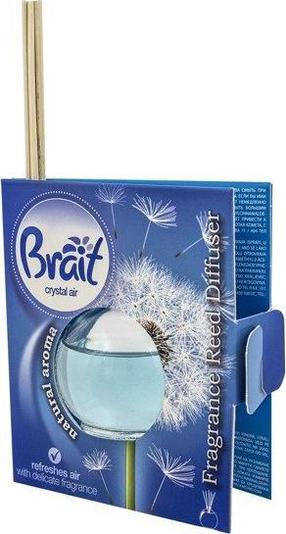 Namų kvapas, kvapiosios lazdelės Brait Natural Aroma Crystal Air, 40 ml Mėlyna sp.