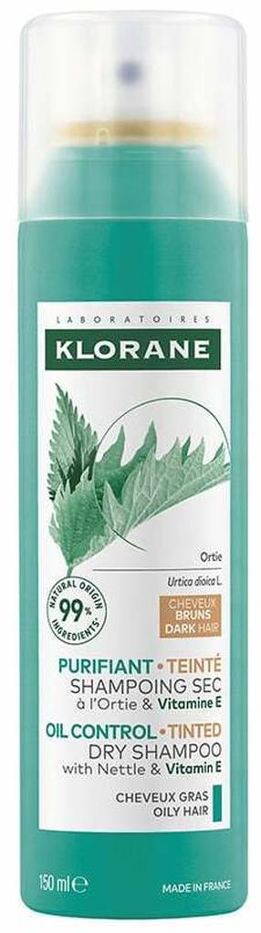 Kuivšampoon Klorane Oil Control Tinted, 150 ml