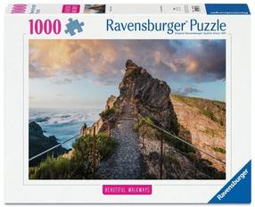 Dėlionė Ravensburger Beautiful Walkways Pathway To Heaven, 50 cm x 70 cm, 1000 vnt., įvairių spalvų