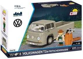 Konstruktors Cobi Volkswagen T2A Pritschenwagen 24618, 151 gab., brūna krās.